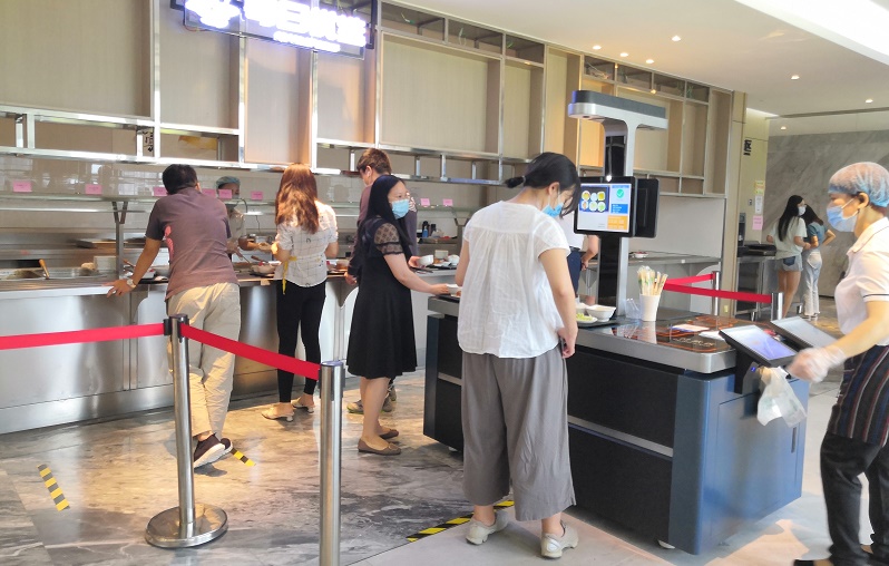 戈子視覺結(jié)算臺對餐具有特殊要求嗎？