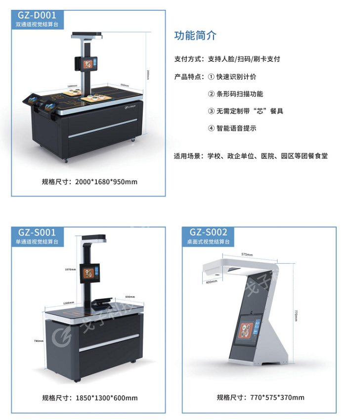 擁有刷臉支付的視覺結算臺是否會更加方便！